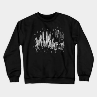 Music notes best design Crewneck Sweatshirt